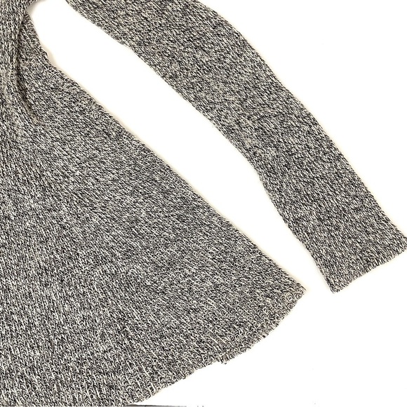 Eileen Fisher Open Front Cardigan Organic Linen Wool Marled Large - Picture 8 of 11